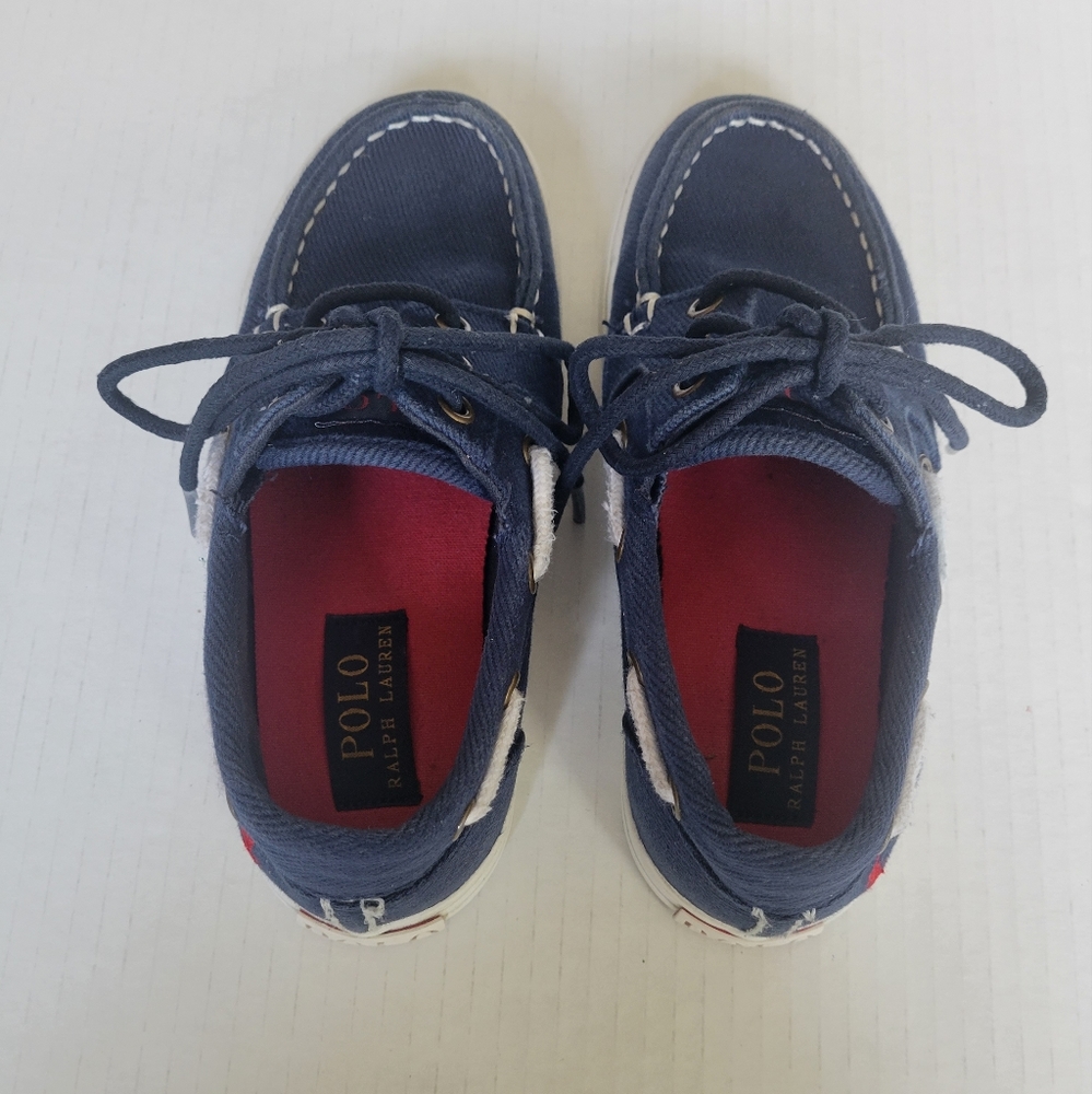 Pool by Ralph Lauren Boat Shoes, Navy Blue, US 13